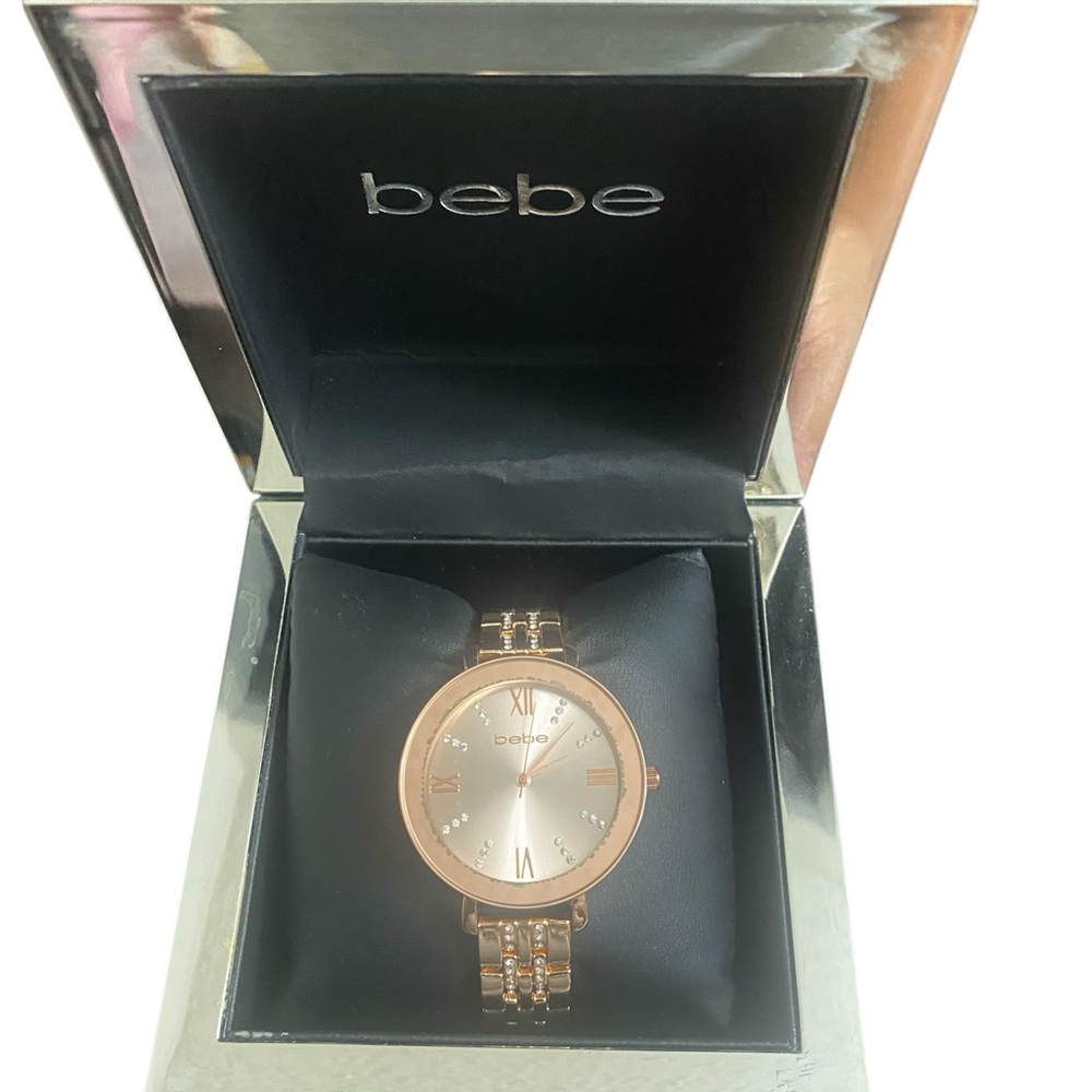 ✨ Elegant Bebe Rose Gold Watch ✨